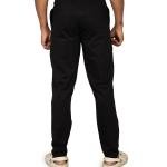 Men’s Classic Black Track Pants with Neon Drawstring – Slim Fit Active Wear