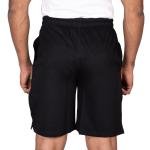 Men’s Black Athletic Shorts with Neon Drawstring – Regular Fit Sports Wear