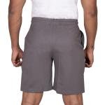 Men’s Charcoal Grey Athletic Shorts with Neon Drawstring – Performance Fit