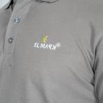 Men’s Solid Grey Polo T-Shirt – Classic Everyday Style