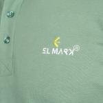 Men’s Solid Sage Green Polo T-Shirt – Smart Casual Comfort