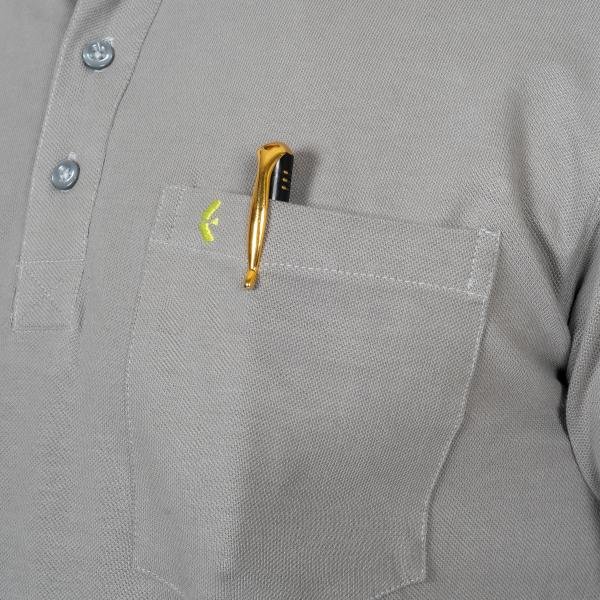 Men’s Grey Polo T-Shirt – Classic Comfort Casual Wear